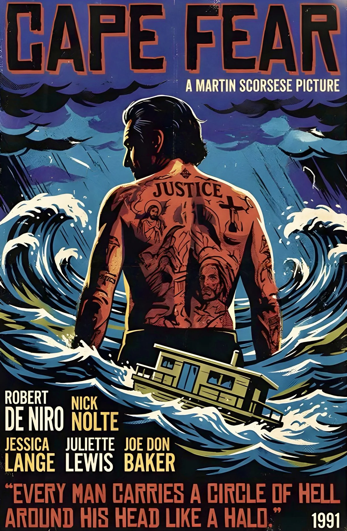 Scorsese'nin Cape Fear'ı: sırtında taşınan bir cehennem.